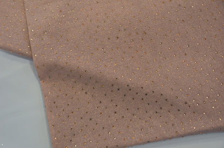 Diamond Glimmer Knit Fabric | Stones| Stretch Glimmer Knit | 2 Way Stretch | 56" Wide | Metallic Glitter Spandex Knit Fabric |