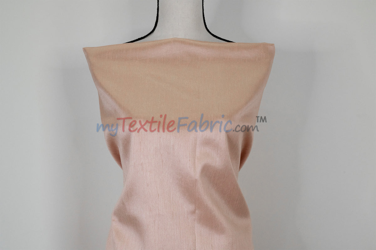IFR Extra Wide Dupioni Silk | 100% Polyester Faux Dupioni Fabric | 120" Wide | Multiple Colors |