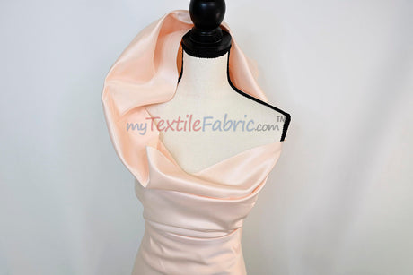 Lamour Satin Fabric | Polyester Matte Satin | Peau De Soie | 60" Wide | Wedding Dress, Tablecloth, Multiple Colors