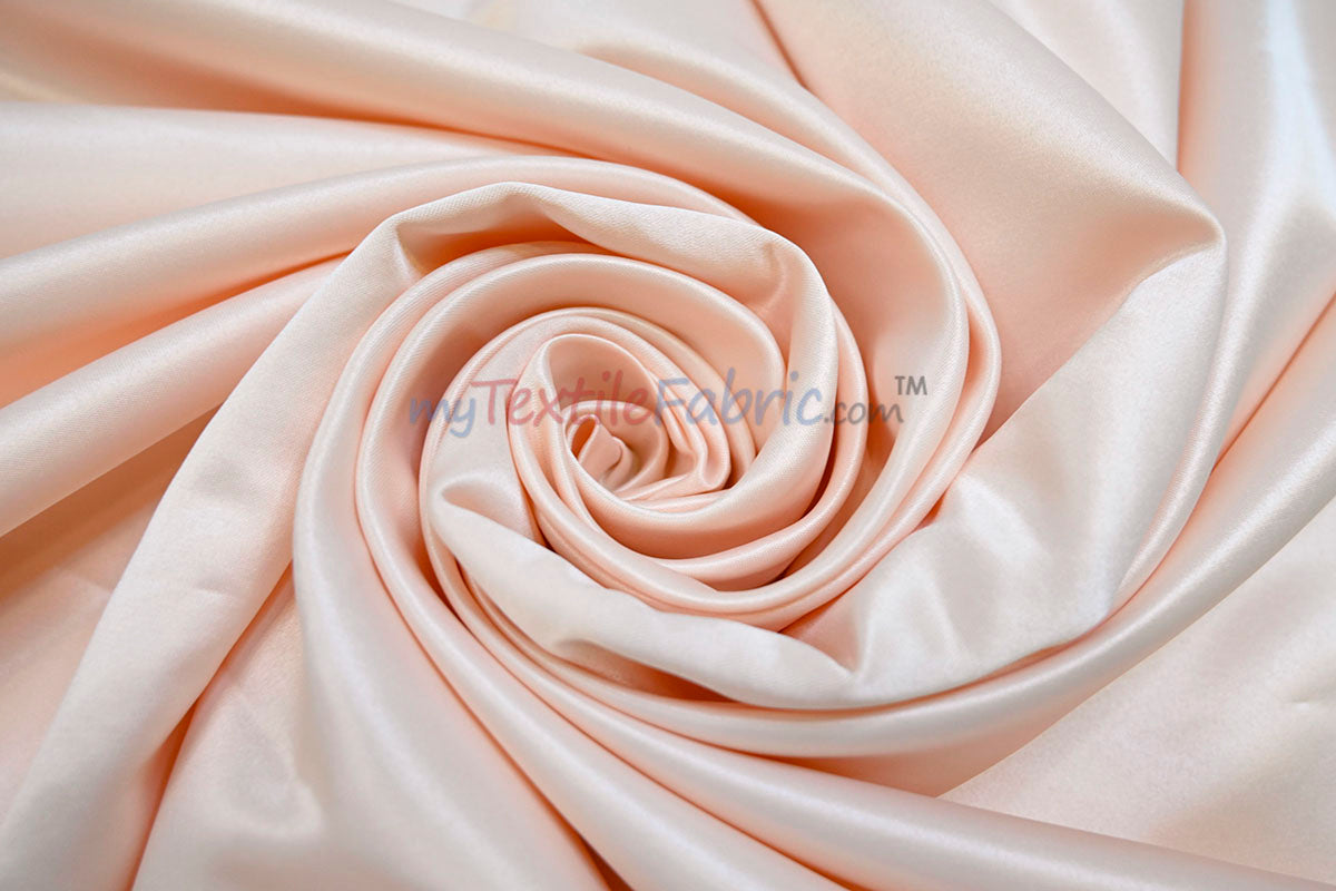 Lamour Satin Fabric | Polyester Matte Satin | Peau De Soie | 60" Wide | Wedding Dress, Tablecloth, Multiple Colors
