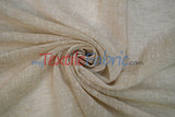 Swiss Sheer Fabric | Linen-Look Sheer Drapery | 130″ Wide | Event & Home Curtains | Available in 15 Colors