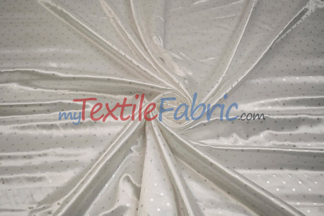 Mini Star Silky Satin Fabric | Soft Mini Star Charmeuse Fabric | 60" Wide | White Pink Mint |