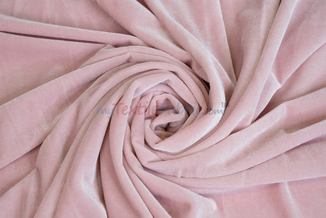 Soft and Plush Stretch Velvet Fabric | Stretch Velvet Spandex | 58" Wide | Spandex Velour for Apparel, Costume, Cosplay, Drapes |