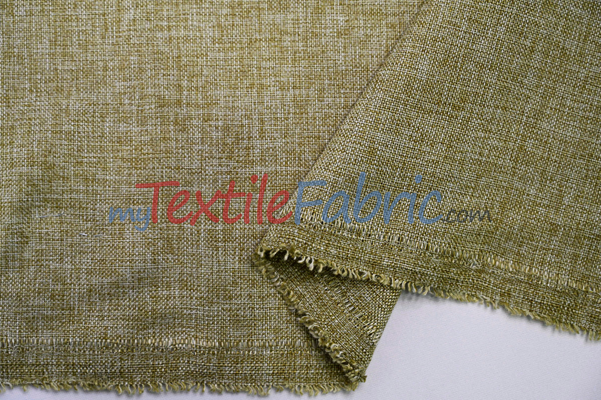 Vintage Linen Fabric | Imitation Burlap Fabric | 60" Wide | Faux Burlap | Vintage Rustic Natural Look Burlap | Washable Burlap Fabric for Decor |