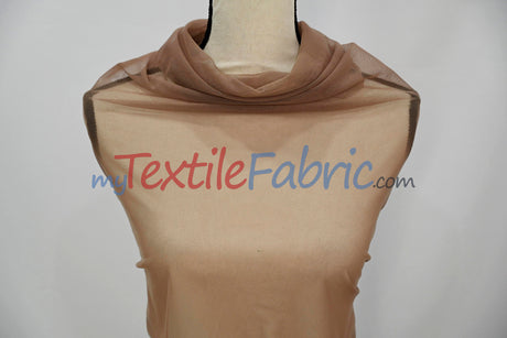 Super Soft Power Mesh Spandex | 20% Spandex | 60" Wide | 4 Way Stretch | Multiple Colors |