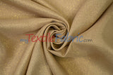 Metallic Vintage Linen Fabric | Imitation Burlap with Metallic Foil | 60" Wide | Washable Burlap Fabric for Decor |