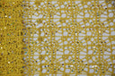 Open Weave Chain Chemical Lace Fabric by the Yard and Wholesale Bolt | 50" Wide |