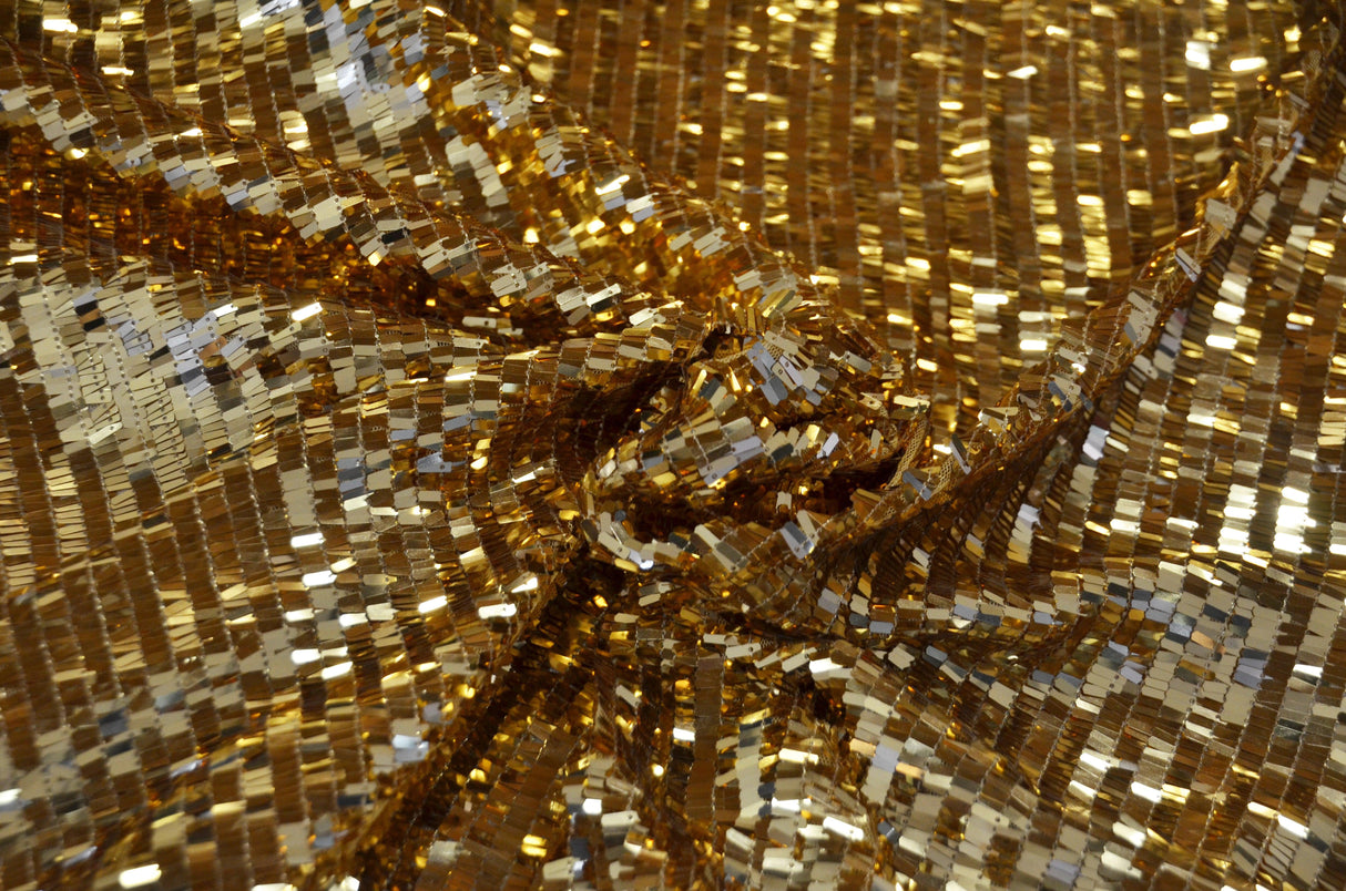 Piano Sequins Fabric | Fringe Sequins | 50/52" Wide | Multiple Colors |