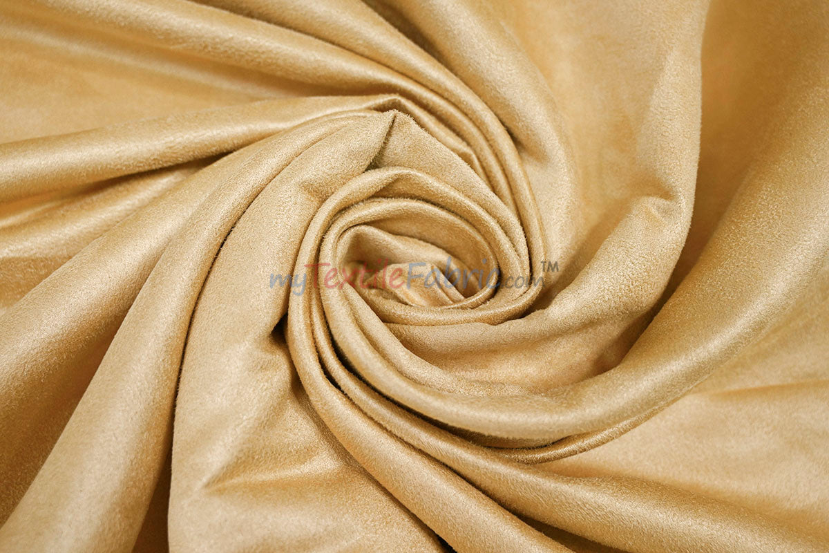 Suede Fabric | Microsuede | 40 Colors | 60" Wide | Faux Suede | Upholstery Weight, Tablecloth, Bags, Pouches, Cosplay, Costume | Continuous Yards |