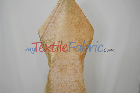 Panne Velvet Fabric | 60" Wide | Crush Panne Velour | Apparel, Costumes, Cosplay, Curtains, Drapery & Home Decor