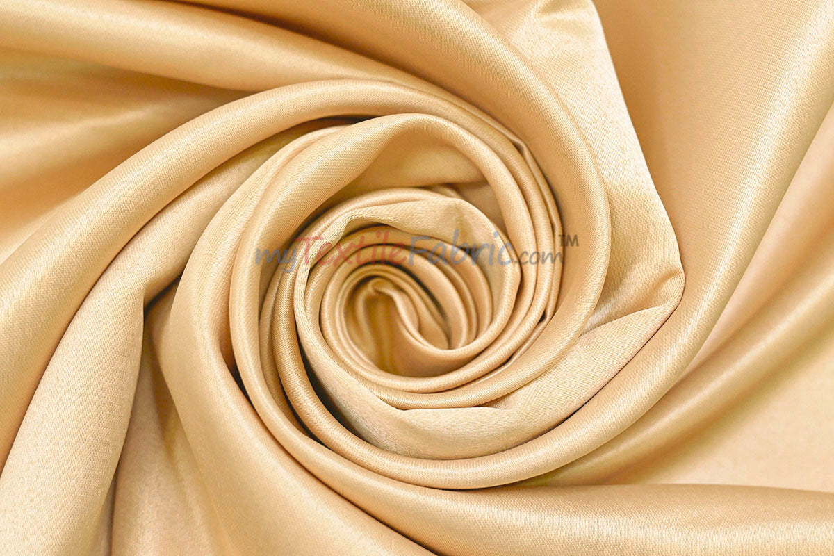 Lamour Satin Fabric | Polyester Matte Satin | Peau De Soie | 60" Wide | Wedding Dress, Tablecloth, Multiple Colors