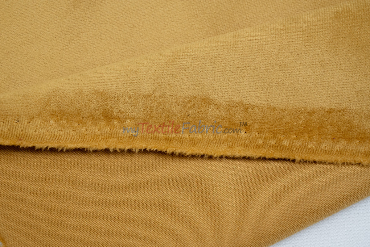 Extra Wide Fire Retardant Drapery Velvet Fabric by the Yard | 118" Wide | Multiple Colors |