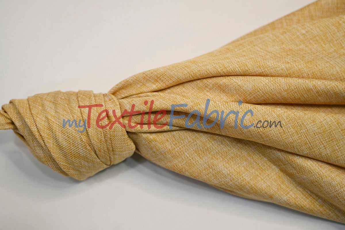 Vintage Linen Fabric | Imitation Burlap Fabric | 60" Wide | Faux Burlap | Vintage Rustic Natural Look Burlap | Washable Burlap Fabric for Decor |