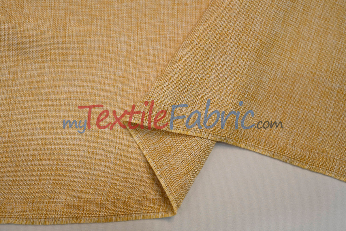 Vintage Linen Fabric | Imitation Burlap Fabric | 60" Wide | Faux Burlap | Vintage Rustic Natural Look Burlap | Washable Burlap Fabric for Decor |