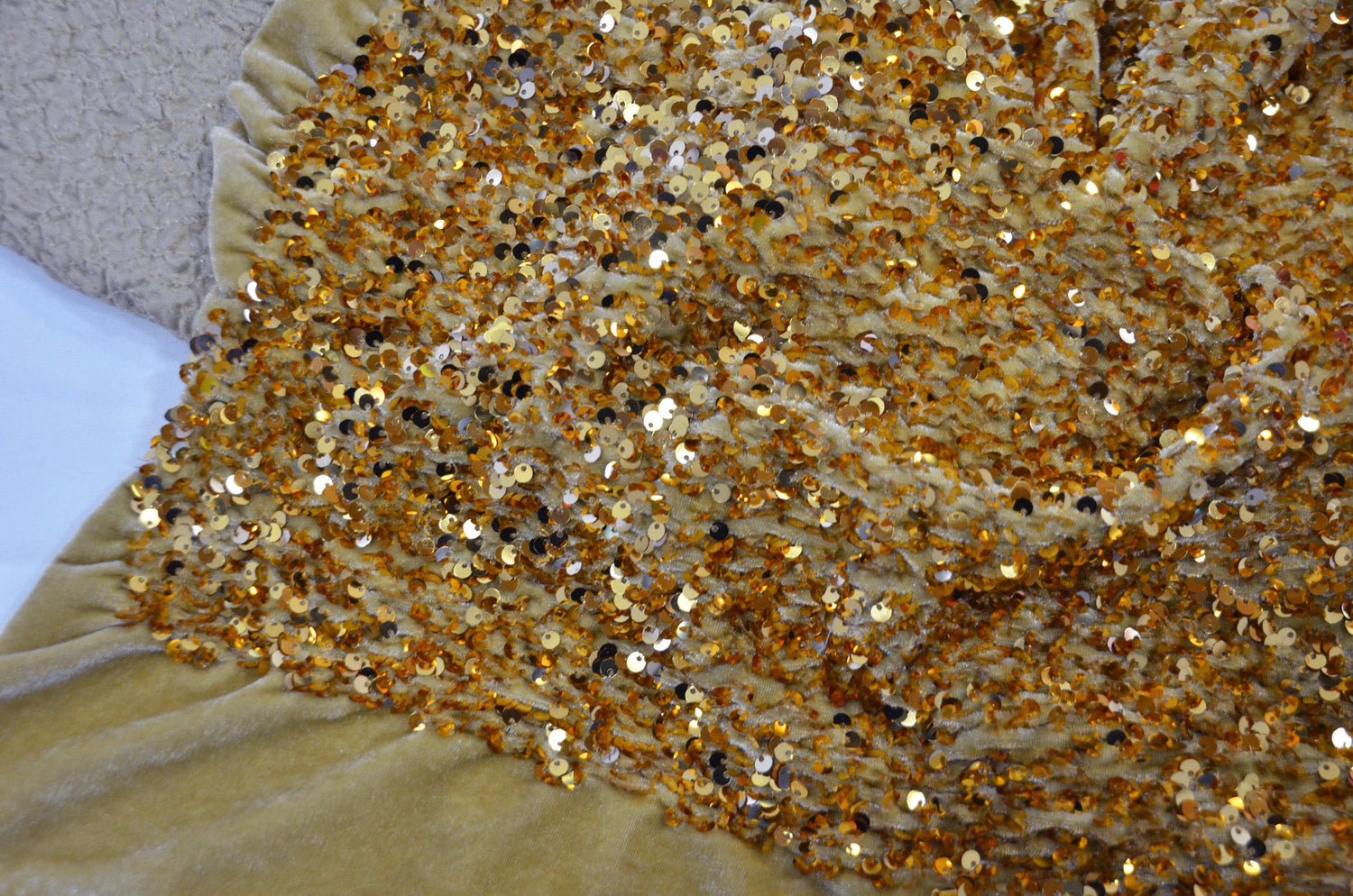 Sequins Stretch Velvet | Sequins on Plush Spandex Velvet | 60" Wide | Multiple Colors |