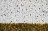Swirl Organza Fabric | Embroidered Swirl Sheer | 54" Wide | Multiple Colors |