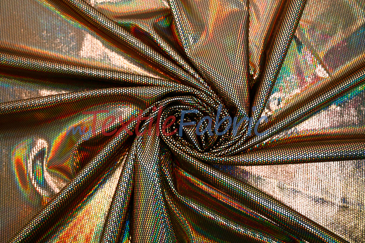 4 Way Stretch Dancewear Fabric | Moonlight Hologram Spandex | 58/60" Wide | Multiple Colors |