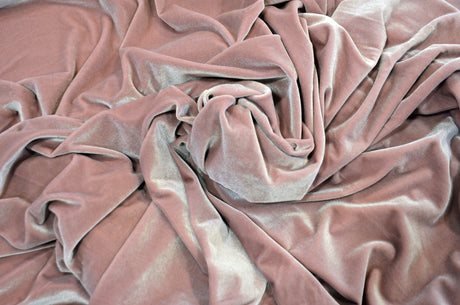 0249 ROSE GOLD STRETCH VELVET