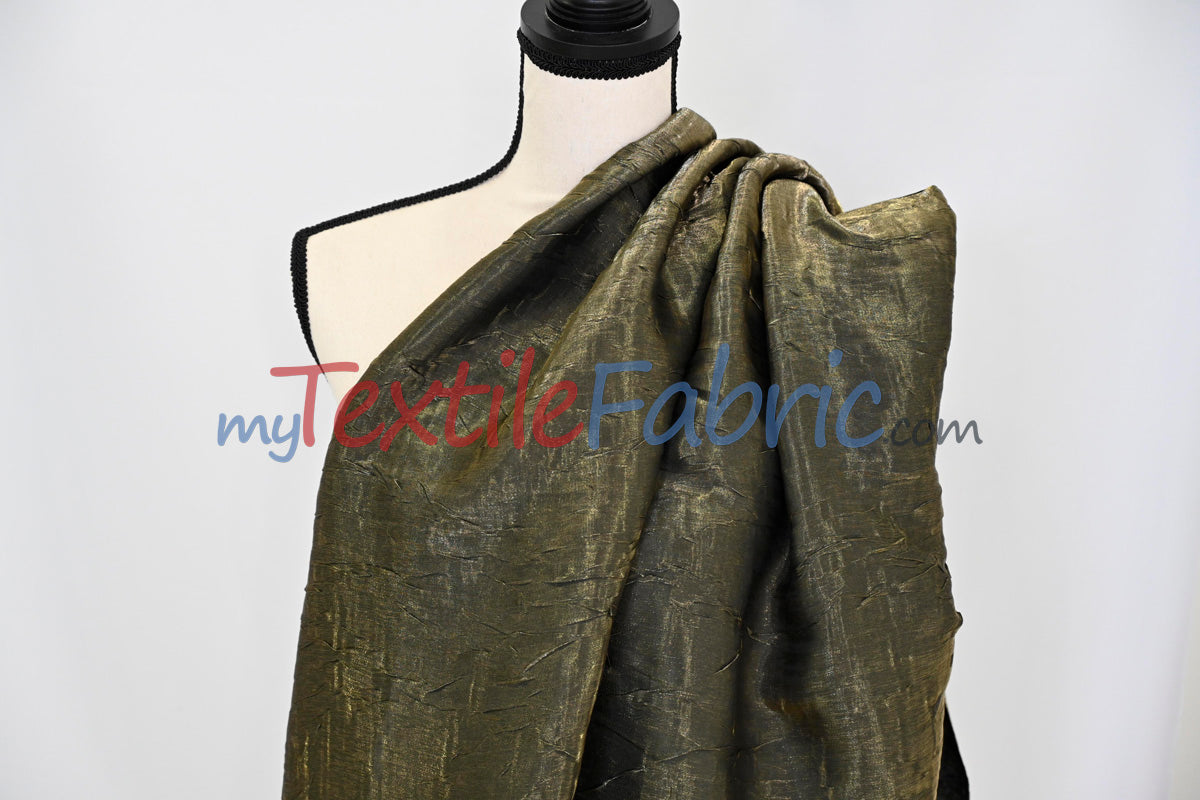 Iridescent Crush Shimmer Fabric | Iridescent Fabric | 54" Wide | Multiple Colors | Yards & Bolts