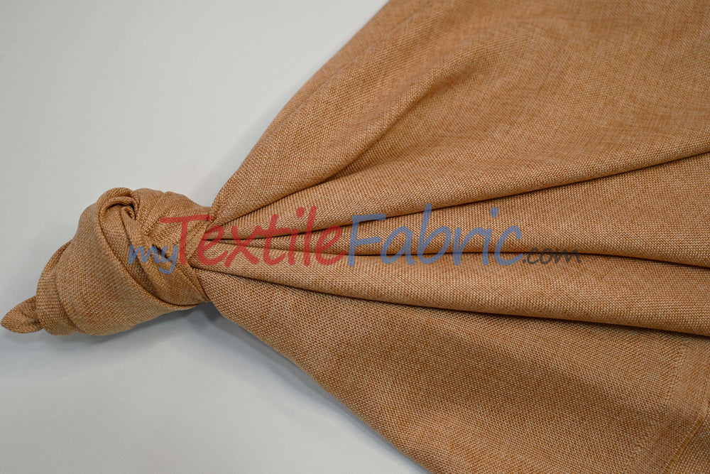 Vintage Linen Fabric | Imitation Burlap Fabric | 60" Wide | Faux Burlap | Vintage Rustic Natural Look Burlap | Washable Burlap Fabric for Decor |