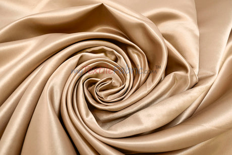 Lamour Satin Fabric | Polyester Matte Satin | Peau De Soie | 60" Wide | Wedding Dress, Tablecloth, Multiple Colors