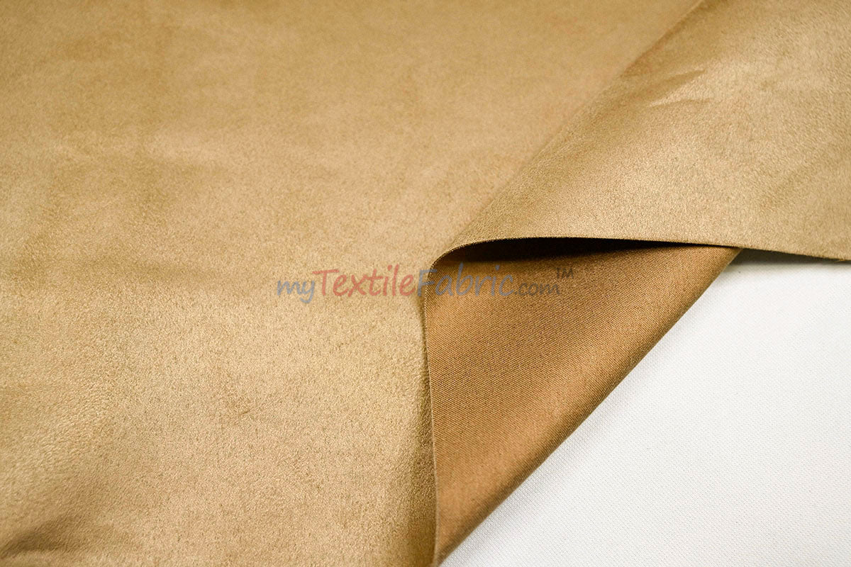 Suede Fabric | Microsuede | 40 Colors | 60" Wide | Faux Suede | Upholstery Weight, Tablecloth, Bags, Pouches, Cosplay, Costume | Continuous Yards |