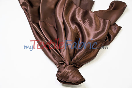 Stretch Charmeuse Satin Fabric | Soft Silky Satin Fabric | 96% Polyester 4% Spandex | Multiple Colors | Yards & Bolts