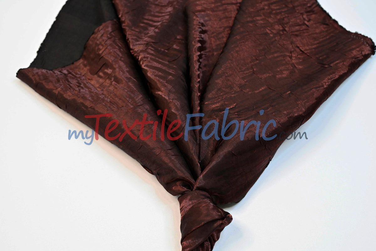 Iridescent Crush Shimmer Fabric | Iridescent Fabric | 54" Wide | Multiple Colors | Yards & Bolts