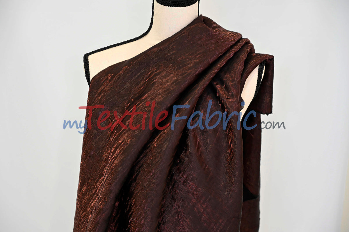 Iridescent Crush Shimmer Fabric | Iridescent Fabric | 54" Wide | Multiple Colors | Yards & Bolts