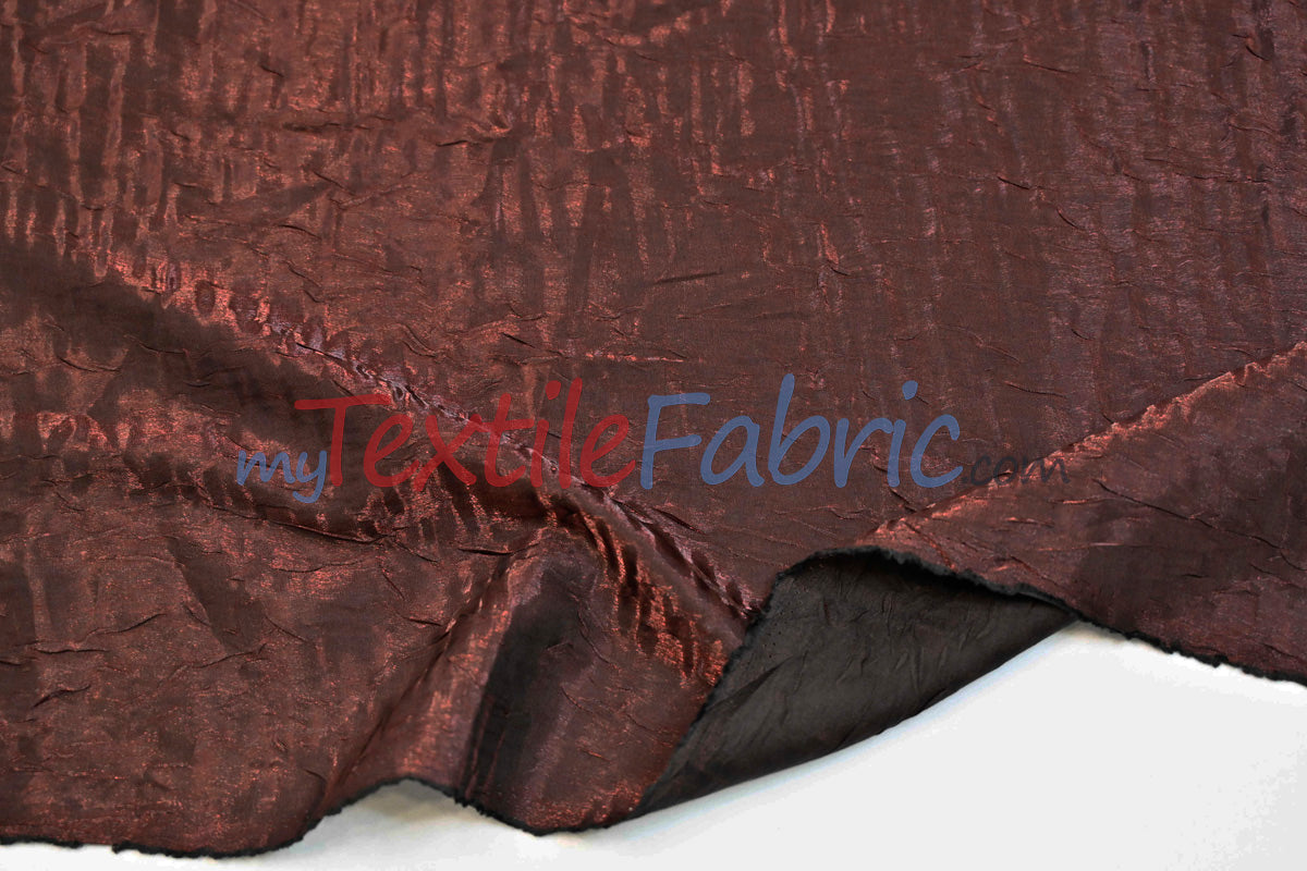 Iridescent Crush Shimmer Fabric | Iridescent Fabric | 54" Wide | Multiple Colors | Yards & Bolts