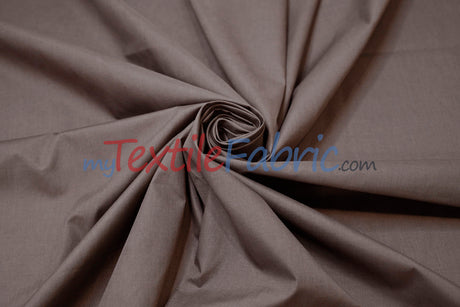 Polyester Cotton Broadcloth Fabric | 60" Wide | Solid Colors | Continuous Yards and by Bolt