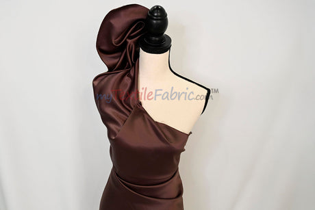 Lamour Satin Fabric | Polyester Matte Satin | Peau De Soie | 60" Wide | Wedding Dress, Tablecloth, Multiple Colors