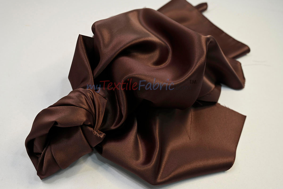 Lamour Satin Fabric | Polyester Matte Satin | Peau De Soie | 60" Wide | Wedding Dress, Tablecloth, Multiple Colors