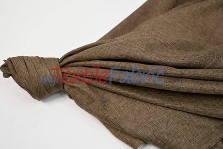 Vintage Linen Fabric | Imitation Burlap Fabric | 60" Wide | Faux Burlap | Vintage Rustic Natural Look Burlap | Washable Burlap Fabric for Decor |