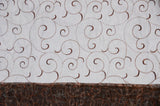Swirl Organza Fabric | Embroidered Swirl Sheer | 54" Wide | Multiple Colors |
