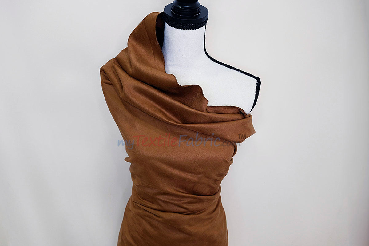 Suede Fabric | Microsuede | 40 Colors | 60" Wide | Faux Suede | Upholstery Weight, Tablecloth, Bags, Pouches, Cosplay, Costume | Continuous Yards |