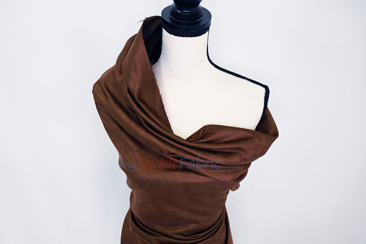 Suede Fabric | Microsuede | 40 Colors | 60" Wide | Faux Suede | Upholstery Weight, Tablecloth, Bags, Pouches, Cosplay, Costume | Continuous Yards |