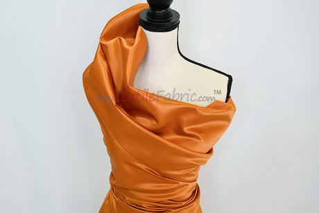 Lamour Satin Fabric | Polyester Matte Satin | Peau De Soie | 60" Wide | Wedding Dress, Tablecloth, Multiple Colors