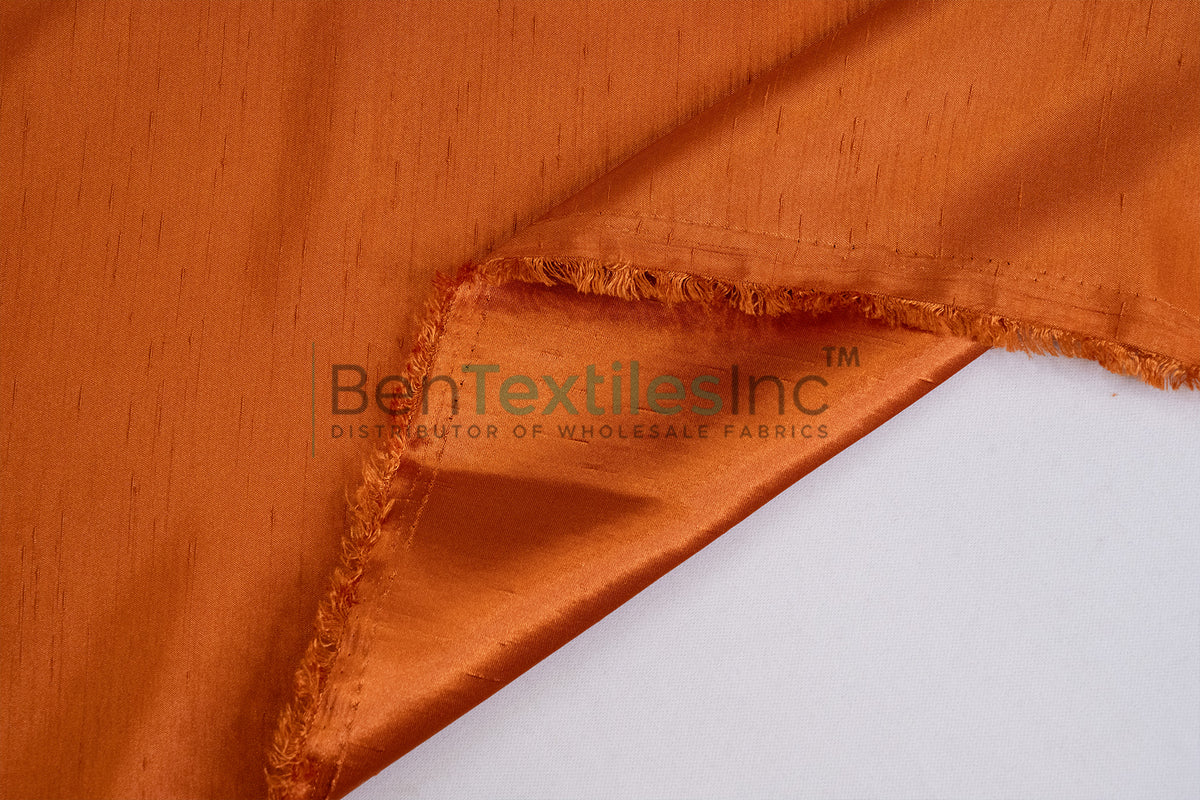 Shantung Satin Fabric | Satin Dupioni Silk Fabric | 60" Wide | Multiple Colors | Yards & Bolts