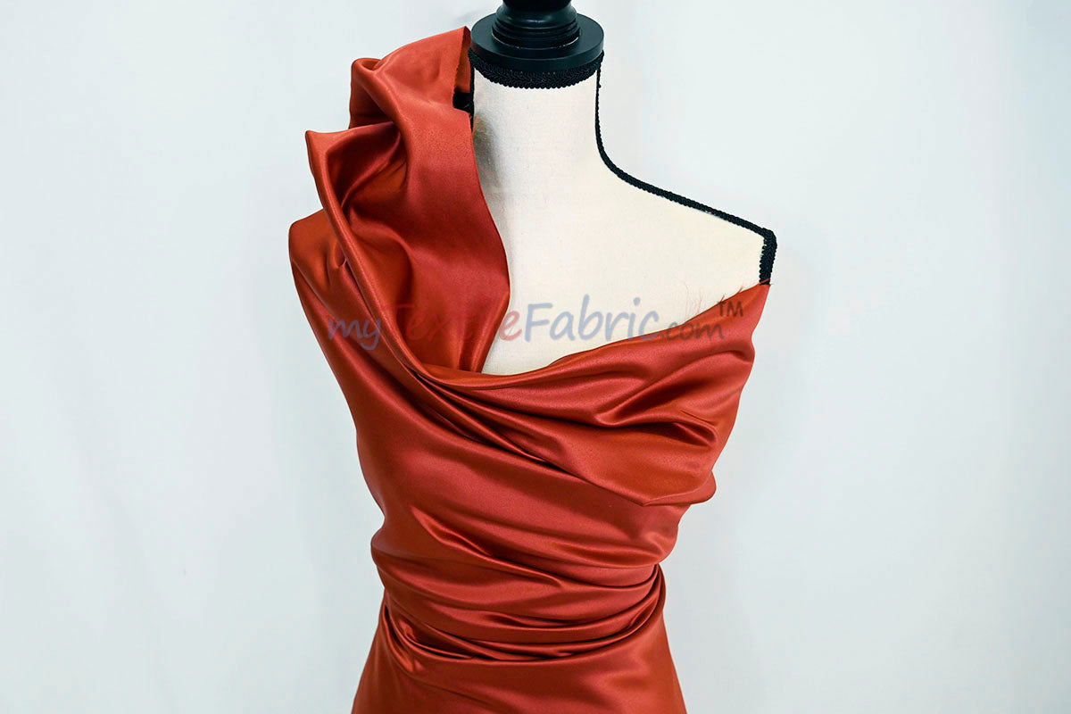 Lamour Satin Fabric | Polyester Matte Satin | Peau De Soie | 60" Wide | Wedding Dress, Tablecloth, Multiple Colors