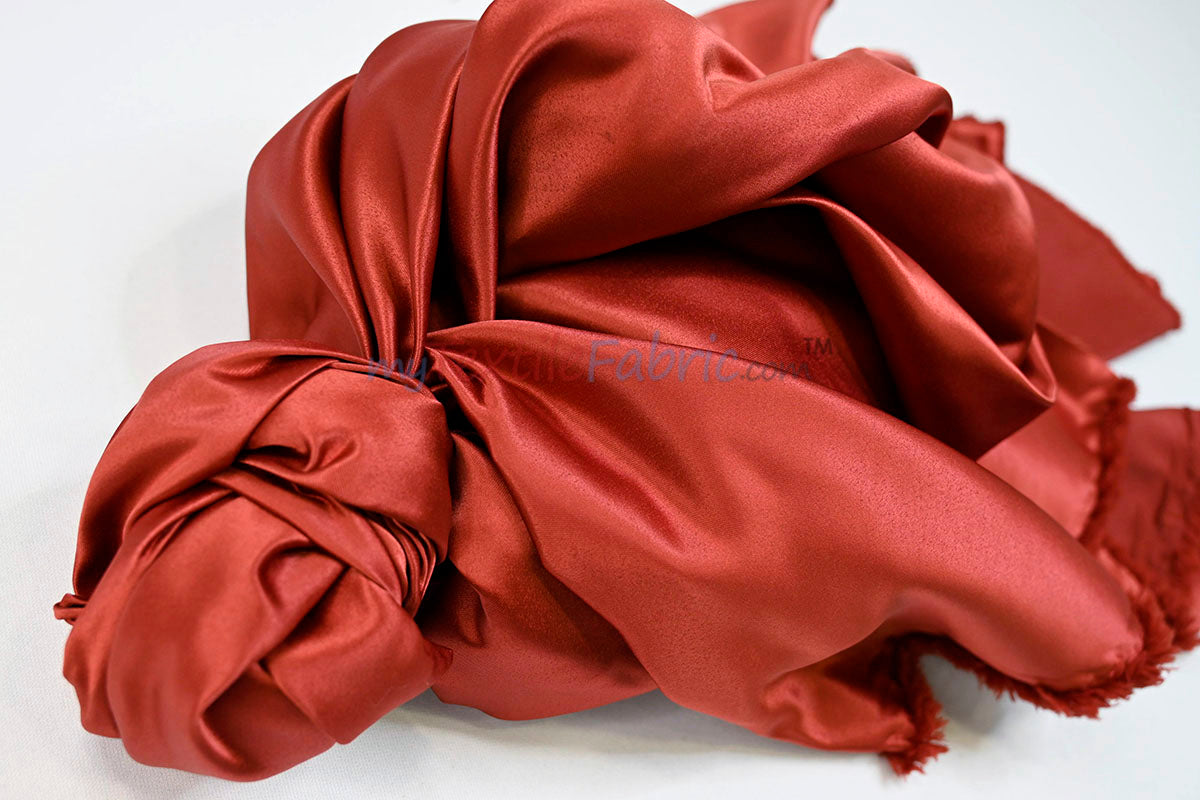Lamour Satin Fabric | Polyester Matte Satin | Peau De Soie | 60" Wide | Wedding Dress, Tablecloth, Multiple Colors