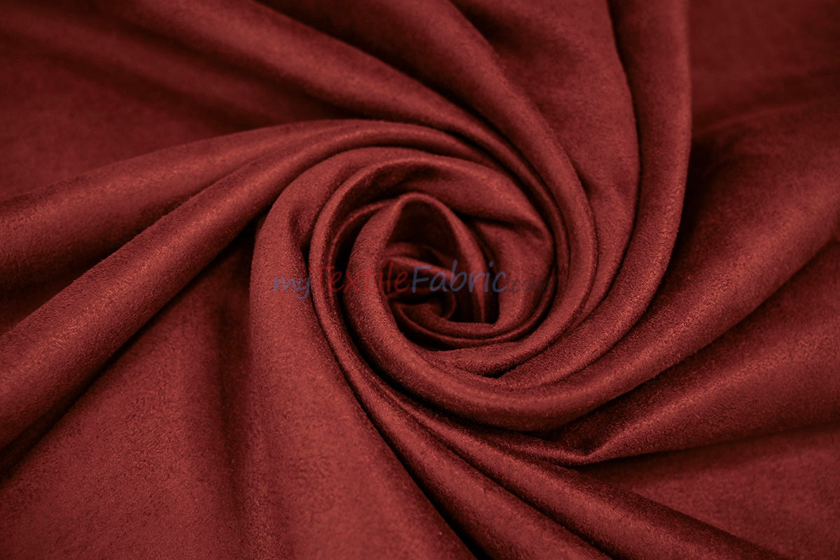 Suede Fabric | Microsuede | 40 Colors | 60" Wide | Faux Suede | Upholstery Weight, Tablecloth, Bags, Pouches, Cosplay, Costume | Continuous Yards |