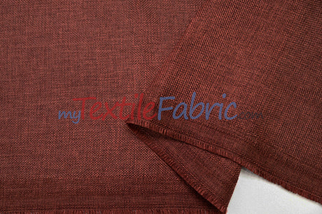 Vintage Linen Fabric | Imitation Burlap Fabric | 60" Wide | Faux Burlap | Vintage Rustic Natural Look Burlap | Washable Burlap Fabric for Decor |