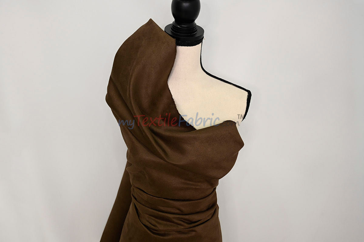 Suede Fabric | Microsuede | 40 Colors | 60" Wide | Faux Suede | Upholstery Weight, Tablecloth, Bags, Pouches, Cosplay, Costume | Continuous Yards |