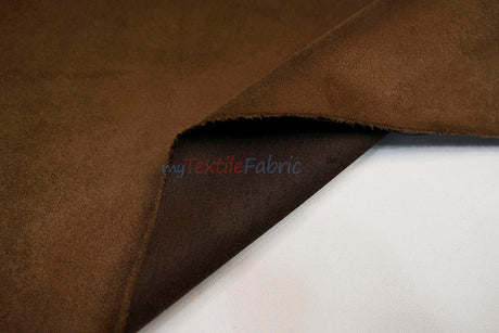 Suede Fabric | Microsuede | 40 Colors | 60" Wide | Faux Suede | Upholstery Weight, Tablecloth, Bags, Pouches, Cosplay, Costume | Continuous Yards |