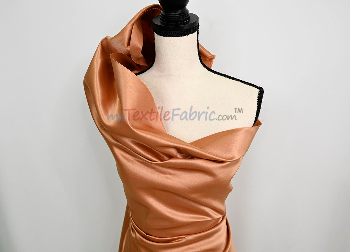 Lamour Satin Fabric | Polyester Matte Satin | Peau De Soie | 60" Wide | Wedding Dress, Tablecloth, Multiple Colors