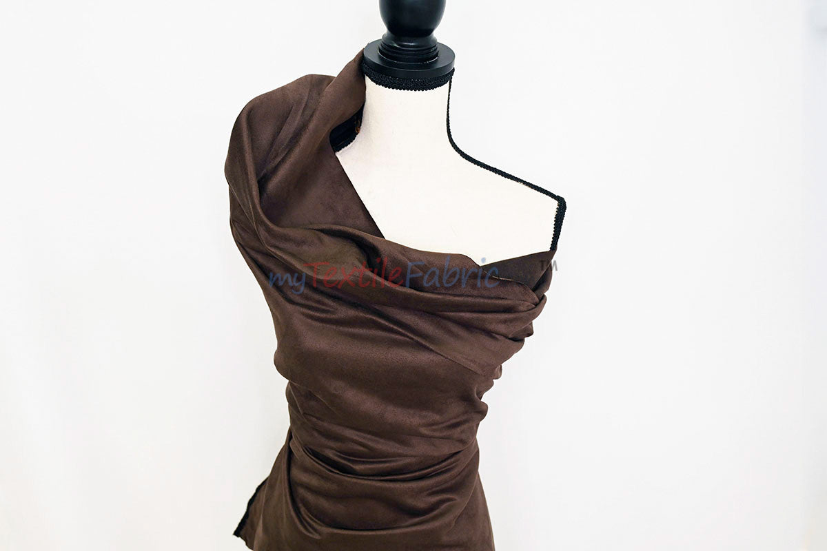 Suede Fabric | Microsuede | 40 Colors | 60" Wide | Faux Suede | Upholstery Weight, Tablecloth, Bags, Pouches, Cosplay, Costume | Continuous Yards |