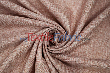 Vintage Linen Fabric | Imitation Burlap Fabric | 60" Wide | Faux Burlap | Vintage Rustic Natural Look Burlap | Washable Burlap Fabric for Decor |