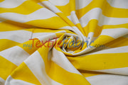 10 Oz Cotton Blend Canvas 2" Stripe | Outdoor Fabric | 60" Wide | Multiple Colors |