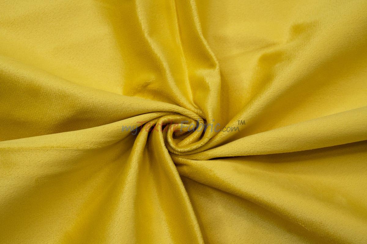 Extra Wide Fire Retardant Drapery Velvet Fabric by the Yard | 118" Wide | Multiple Colors |